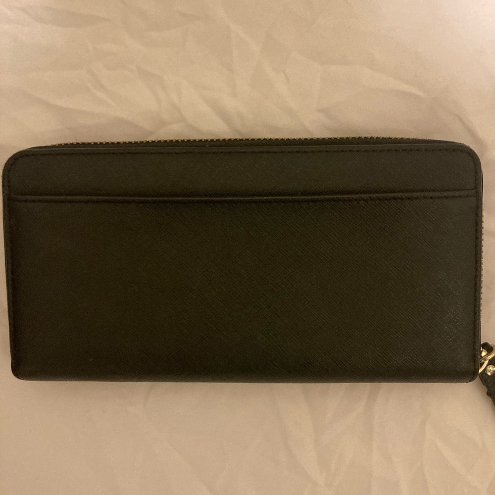 kate spade Black Wallet with Gold Logo - Picture 4 of 10